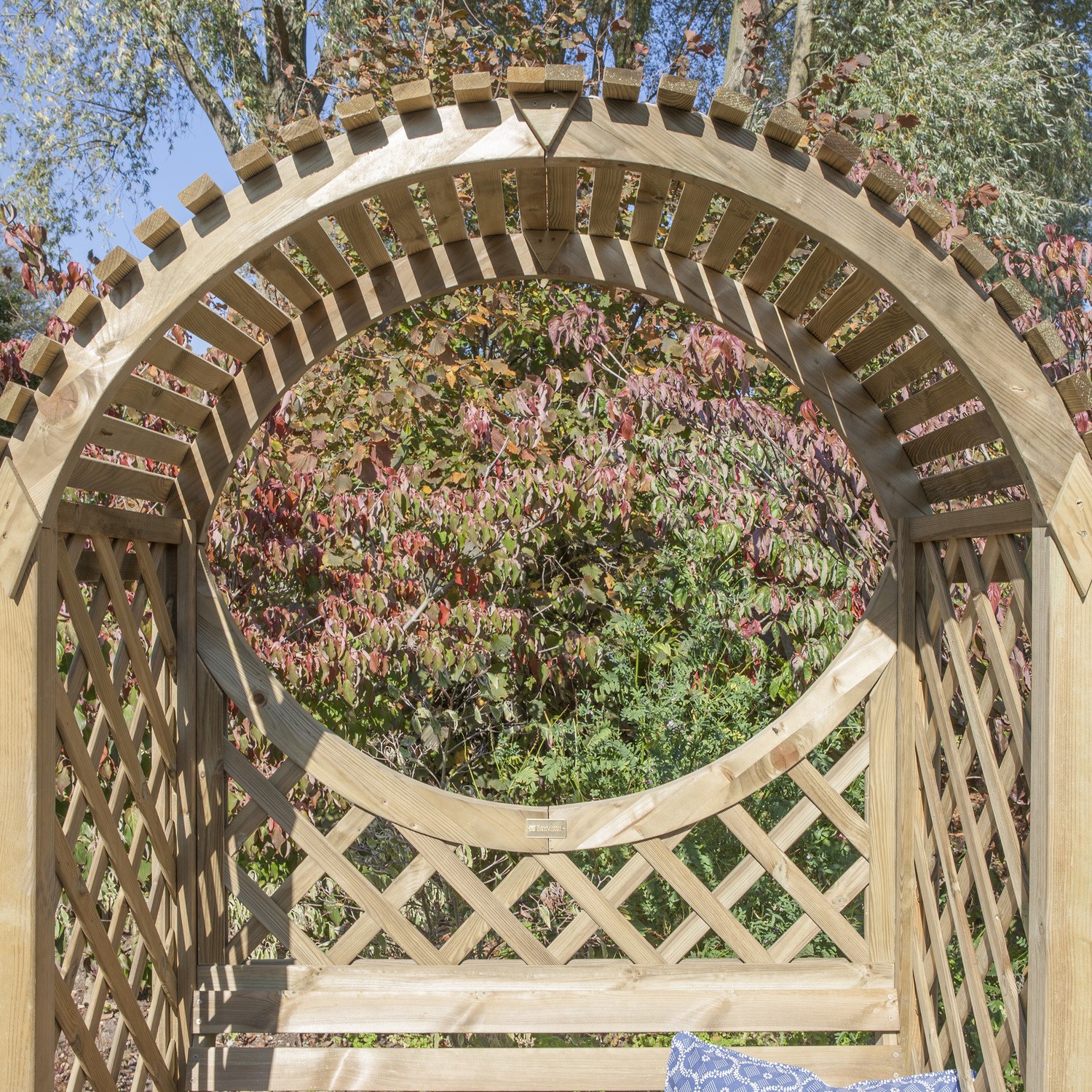 Read more about Rowlinson keswick wooden arbour